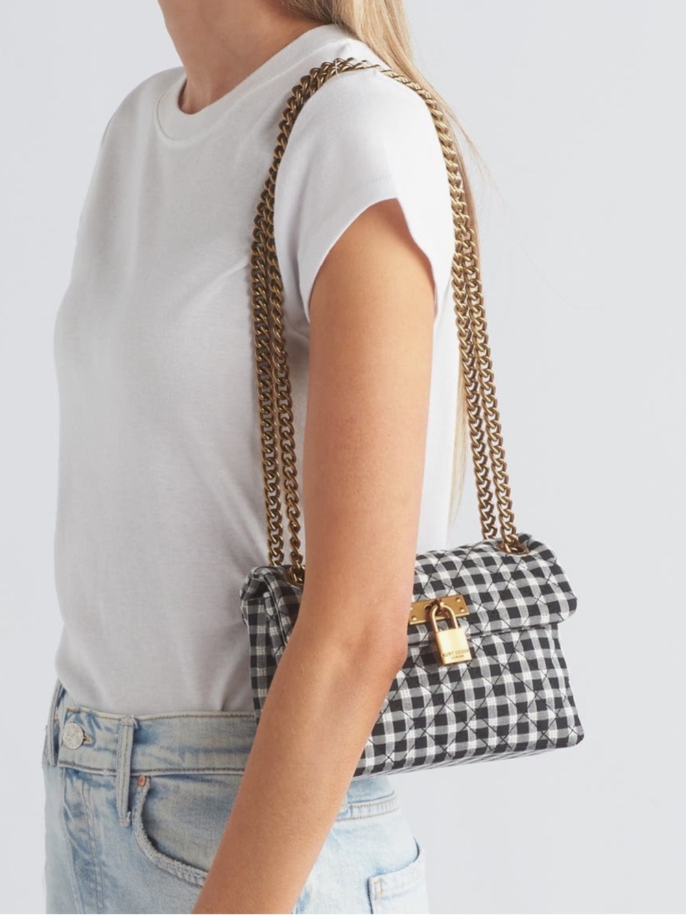 KURT GEIGER LONDON BRIXTON MINI QUILTED CROSSBODY BAG